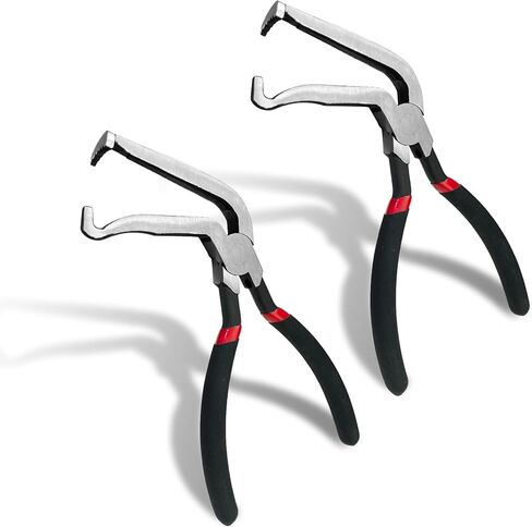 37960 Electrical Disconnect Pliers,8in Automotive Electrical Connector Pliers for Push Tab Style Plugs,Straight Head Black in Kuwait