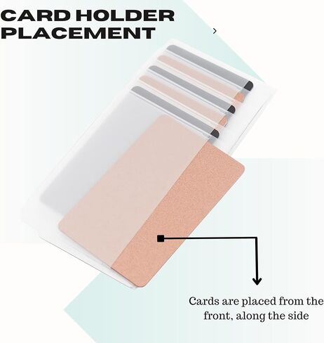 Pack of 2 Clear Plastic Wallet Inserts, Vinyl Sleeves Made for Credit Cards, Driver License, Pictures, Student IDs and Trimmed Photos (Trifold_12Page) in Saudi Arabia