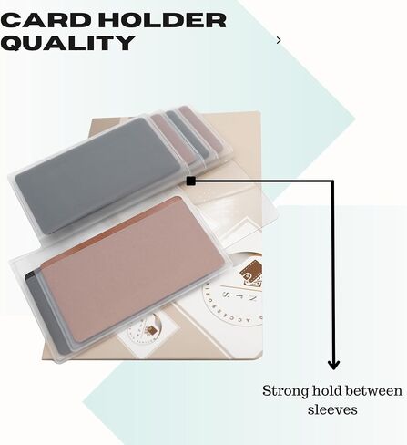Pack of 2 Clear Plastic Wallet Inserts, Vinyl Sleeves Made for Credit Cards, Driver License, Pictures, Student IDs and Trimmed Photos (Trifold_12Page) in Saudi Arabia