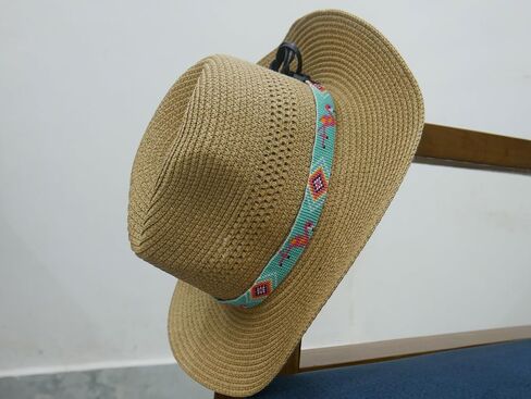 مصنوعة يدويًا Hatband على الطراز الأمريكي الأصلي ، بذرة حبة Hatband Western For Hats-2 (Pattern-5) in Saudi Arabia