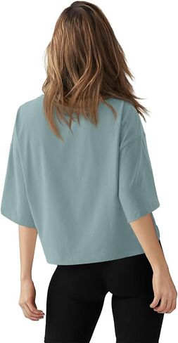 LaSlulu Womens Cotton Short Sleeve Dorts Torts Lourd in Saudi Arabia