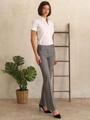 MixMatchy Women's Relaxed Bootcut Dress Pants Business Casual Work Pants Trousers Slacks in Saudi Arabia