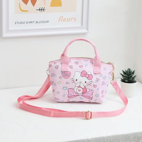 Cute Mini Purse Crossbody, Soft PU Leather Messenger Shoulder Bag Cartoon Handbag, 2Pcs in Saudi Arabia