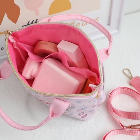 Cute Mini Purse Crossbody, Soft PU Leather Messenger Shoulder Bag Cartoon Handbag, 2Pcs in Saudi Arabia