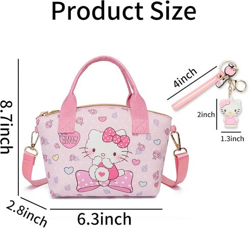 Cute Mini Purse Crossbody, Soft PU Leather Messenger Shoulder Bag Cartoon Handbag, 2Pcs in Saudi Arabia