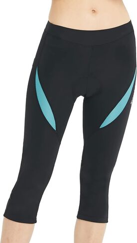 Santic Women's Bike Pants 4D Padded Cycling Capris Shorts 3/4 Biking Tights Bicycle Capris in Saudi Arabia