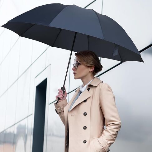 Inverted Umbrella 54 inch Large Windproof Umbrellas Auto Open And Close Compact Reverse Closed, Folding Storage for Women And Men, Travel Foldable Large Size Oversize Fold 10 Ribs Sturdy in Saudi Arabia