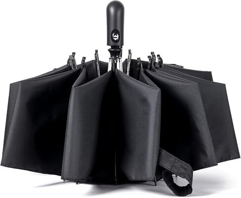 Inverted Umbrella 54 inch Large Windproof Umbrellas Auto Open And Close Compact Reverse Closed, Folding Storage for Women And Men, Travel Foldable Large Size Oversize Fold 10 Ribs Sturdy in Saudi Arabia