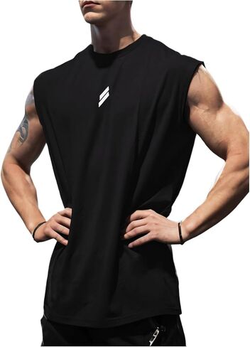SOLY HUX Men's Sports Tank Top Printed Workout Muscle Tanks Sleeveless Fitness T Shirts in Saudi Arabia