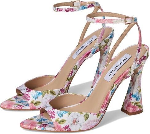 Steve Madden Women's Beki Heeled Sandal, Floral Multi, 8 in Kuwait