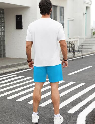 LecGee Men's Hawaiian Short Sleeve Tracksuit Summer T Shirt & Shorts set Aloha Tropical Two Piece Casual Daily Beach in Saudi Arabia
