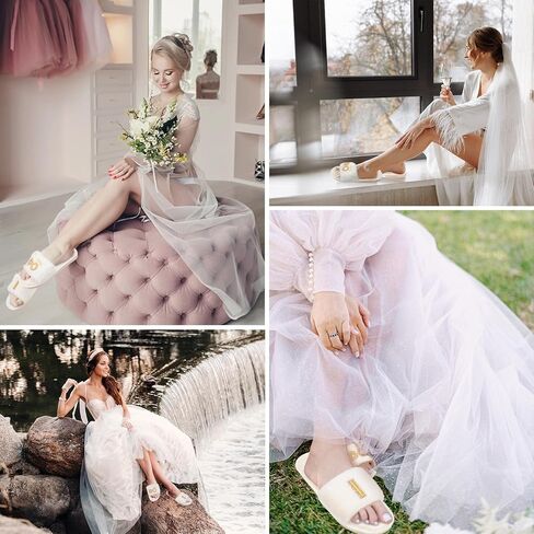 رداء العروس Jiuguva والنعال لليوم الزفاف وصيفات الزفاف هدايا لحفل العازبة in Kuwait