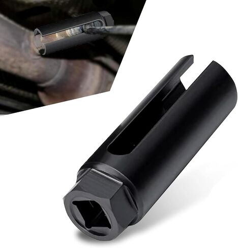 1 PC Automotive I-type Oil Pressure Sensor Socket Wrench, 91 mm Long High Hardness 45# Steel Side-open Oil Pressure Sensor Disassembly Tool, Multi-function Repair Accessories (Black) in Saudi Arabia