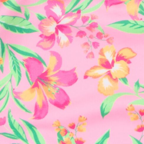 Tommy Bahama Girls 2-Piece Swimsuit Set, Racerback Top and Bikini Bottoms, Quick-Drying Tropical Print Swimwear for Kids in Saudi Arabia