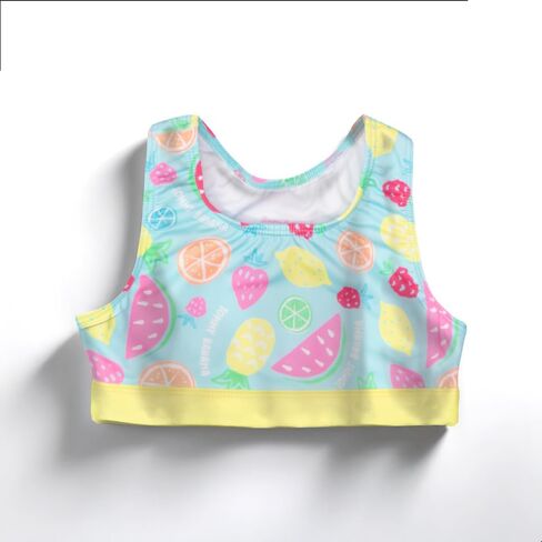 Tommy Bahama Girls 2-Piece Swimsuit Set, Racerback Top and Bikini Bottoms, Quick-Drying Tropical Print Swimwear for Kids in Saudi Arabia
