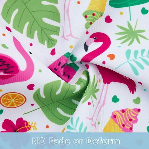 TUONROAD Toddler Girls One Piece Swimsuit 2Pcs Bathing Suit Kids Swimwear with Short for 3-9 in Kuwait