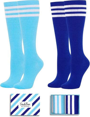 Kids Soccer Socks - Boys Girls Baseball Softball Knee High Socks in Kuwait
