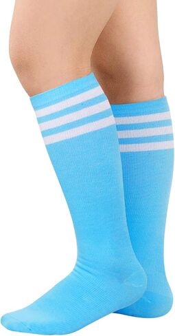 Kids Soccer Socks - Boys Girls Baseball Softball Knee High Socks in Kuwait