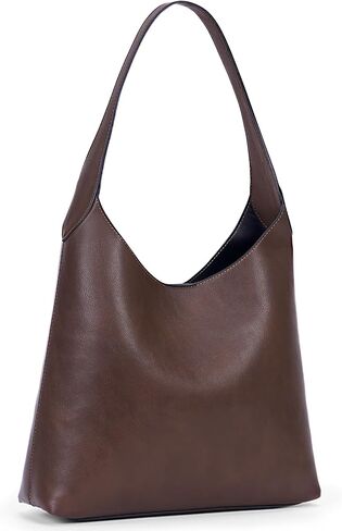 JQWYGB Hobo Bags Slouchy Tote Bag for Women Vegan Leather Shoulder Work Bag Designer Handbag Trendy Slouch Purse in Saudi Arabia