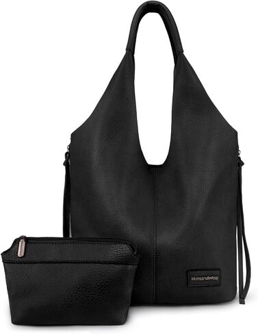 Montana West Slouchy Hobo Bags for Women Soft Designer Shoulder Purses Ladies Top Handle Handbag in Kuwait