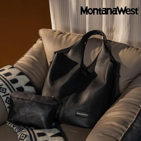 Montana West Slouchy Hobo Bags for Women Soft Designer Shoulder Purses Ladies Top Handle Handbag in Kuwait