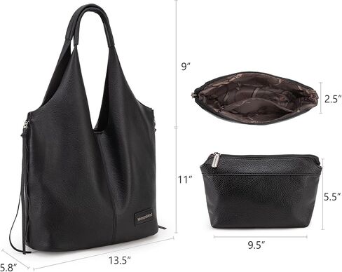 Montana West Slouchy Hobo Bags for Women Soft Designer Shoulder Purses Ladies Top Handle Handbag in Kuwait