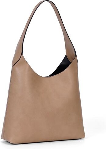 JQWYGB Hobo Bags Slouchy Tote Bag for Women Vegan Leather Shoulder Work Bag Designer Handbag Trendy Slouch Purse in Saudi Arabia