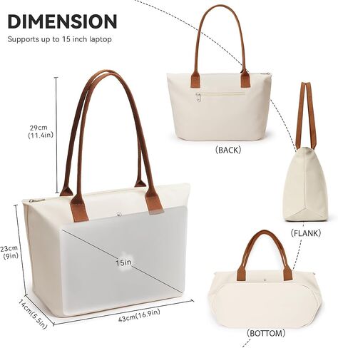 KALIDI Tote Bag for Women Nylon Top-Handle Purse,Shoulder Hobo handBag with Zipper Leisure Foldable Weekend in Saudi Arabia