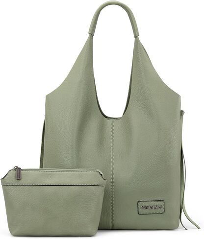 Montana West Slouchy Hobo Bags for Women Soft Designer Shoulder Purses Ladies Top Handle Handbag in Kuwait