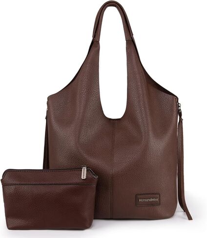 Montana West Slouchy Hobo Bags for Women Soft Designer Shoulder Purses Ladies Top Handle Handbag in Kuwait