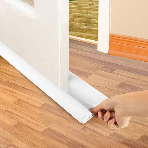 Draft Door Stopper 36 Inches, Draft Guard for Interior Door, Heavy Duty Door Sweep, Sound Proof Reduce Noise Keeping Warm in and Cold Out, Thicker Door Draft in Kuwait