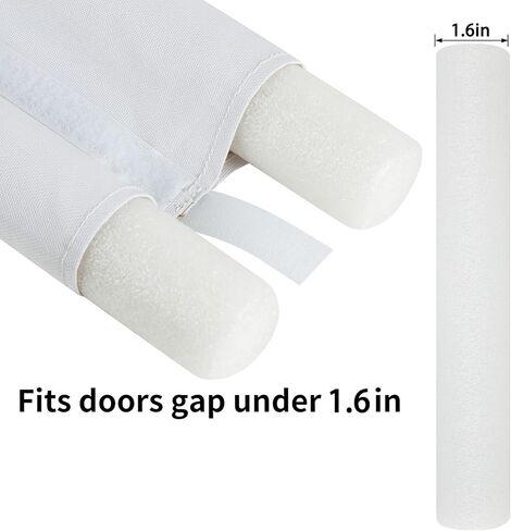 Draft Door Stopper 36 Inches, Draft Guard for Interior Door, Heavy Duty Door Sweep, Sound Proof Reduce Noise Keeping Warm in and Cold Out, Thicker Door Draft in Kuwait