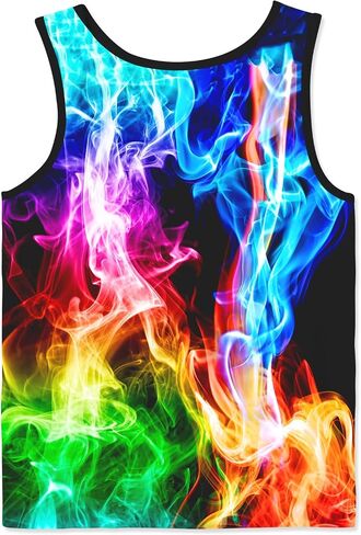 Hgvoetty Boys Tank Tops Tops Graphic Slictivess Thirts Kids Girls 3D Novelty Summer Tank Hirtshirts for Youth 4-16 Years in Saudi Arabia
