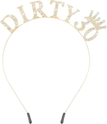 30th Birthday Decorations for Her Dirty 30 Birthday Headband Tiara Queen Crown 30th Birthday Gifts in Saudi Arabia