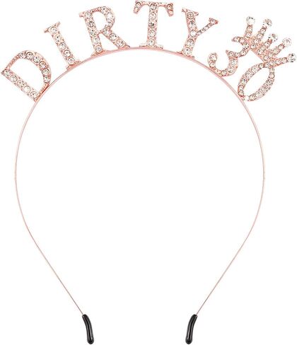30th Birthday Decorations for Her Dirty 30 Birthday Headband Tiara Queen Crown 30th Birthday Gifts in Saudi Arabia