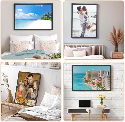 24x36 Poster Frame Black Large Metal Frame 24x36 Frame for Wall Vertical or Horizontal Display, 3 Pack in Saudi Arabia