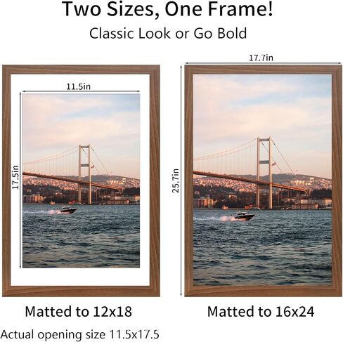20x20 Picture Frame 3 Pack - Black Poster Frame Display Pictures 16x16 with Mat or 20 x 20 Without Mat for Wall Hanging Horizontal and Vertical in Saudi Arabia