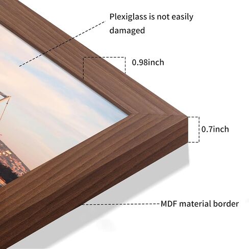 20x20 Picture Frame 3 Pack - Black Poster Frame Display Pictures 16x16 with Mat or 20 x 20 Without Mat for Wall Hanging Horizontal and Vertical in Saudi Arabia