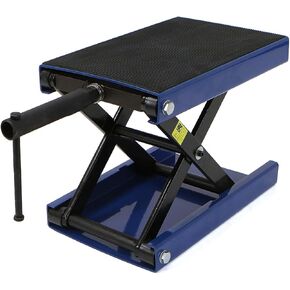 Stark USA 1,100LBS Wide Deck Motorcycle Scissor Jack Lift ATV Center Crank Hoist Dirt Bike Repair Stand Mobile Motorcycle Jack (1100LBS) in Saudi Arabia