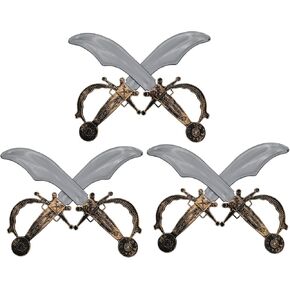 6 PCS Pirate Swords for Kids ، Safe DANE Pircy Pirate Sword ، Pirate Party Forms for theme birthday party cosplay cosplay escories props.