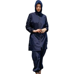 Islamic Long Sleeve Swimsuits for Women Modest Muslim 4 PCS | Full Cover Rash Guard Burkini | Arabic Swimwear