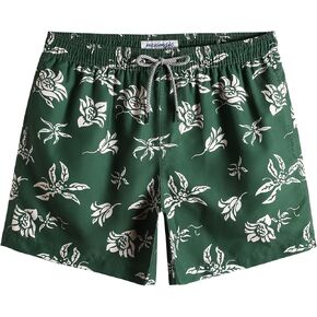 maamgic Mens Swim Trunks 5" Quick Dry Beach Shorts Bathing Suits with Mesh Lining Pockets in Kuwait