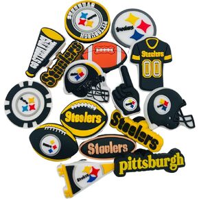 Football Pittsburg Steel City Shoe Charms