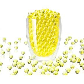 EBOOT 20000 Pieces Yellow Water Gel Beads for Vases Fillers, Wedding Centerpiece, Floating Candles, Floral Decoration