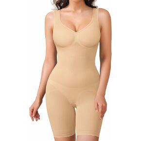BRABIC Waist Trainer Shapewear Bodysuits for Women Tummy Control Seamless Full Low Back Faja Body Shaper Butt Lifter
