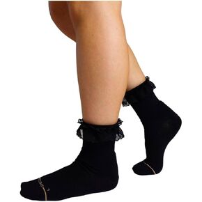SHEZZA Anti-Blister Cushion Heel Padded Lace Sock-Breathable,Comfortable-seen on TikTok