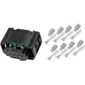 1 Set 8 Pin No.4F0972708 Wiring Plug Sensor Connector Adapter Plug Clip Kit Replacement for VW for Audi Auto Accessories
