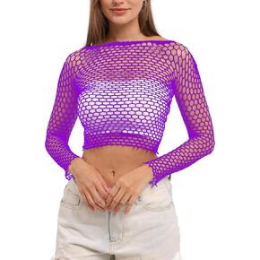 Lemon Girl Women Fishnet محصول محصول الملابس الداخلية Babydoll Chemise Top US 2-18
