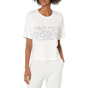 PJ Salvage Women's Loungewear متباعدة قميص قصير الأكمام