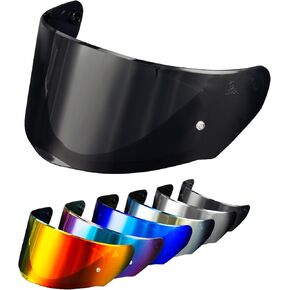 PSLER Assault Rapid Stream Outer Helmet Visor - Motorcycle Helmet Face Shield Accessories Replacement for Assault Rapid Stream Outer FF320 FF353 FF328 FF800,Dark Black